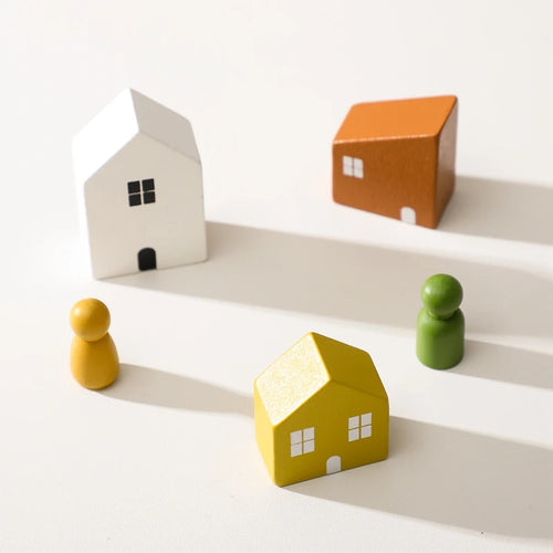 Littler Wooden Building House Block Forest Toys