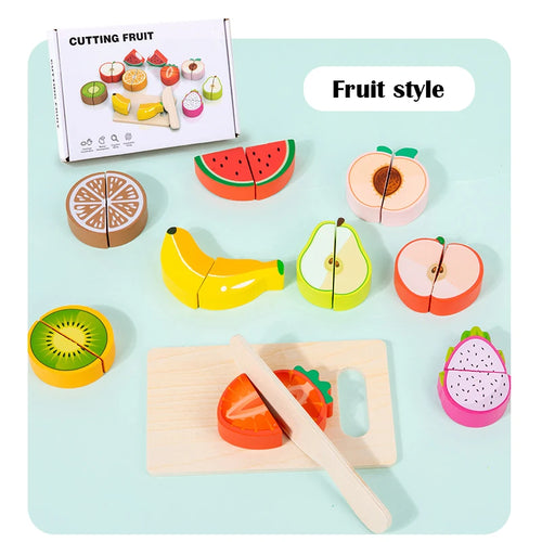 Little Kitchen Cutting Fruits Sets